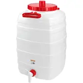 PADU Kunststof drankvat / drinkvat rechthoekig 50l (Gistingsvat)