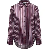 JDY Blouse 'JDYSerena' bordeaux / wit