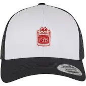 Mister tee Pet oranje / zwart / zilver / natuurwit
