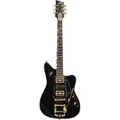 Duesenberg Paloma Custom Black elektrische gitaar met koffer