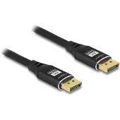 DeLOCK DisplayPort Kabel 8K 60 Hz 5 m schwarz Metall