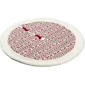 Peha Kerstboomkleed | | Ø 90 cm (Wit/Rood)