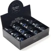 Décoris Kerstballen set | | Ø 10 cm | 12 stuks (Blauw)