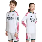 Adidas Real Madrid Thuisshirt Lange Mouwen 2026-2027 Kids