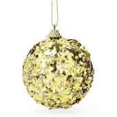Décoris Kerstbal | | Ø 8 cm (Schuim, Goud)
