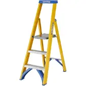 Little Jumbo Fiberglass Trap Werner platform stepladder | 1x3 - 7170318