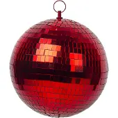 Mica Decorations Discobal | | Ø 20 cm (Rood)