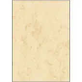 Sigel designpapier - A4 - marmer beige - 200 grams - 50 vel - SI-DP397