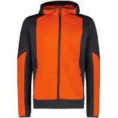 CMP - Jacket with Fix Hood - Fleecevest 52, rood