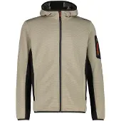 CMP - Jacket Fix Hood with Sleeve Pocket - Fleecevest 48, beige