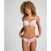 Hunkemoller Slip 'Miri' kaki / pink / pastelroze
