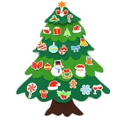 Décoris Aftelkalender kerstboom | | 103 x 70 cm | 26-delig