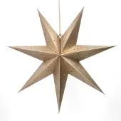 PerfectLED Papieren kerstster | | Ø 45 cm (Geperforeerd, Goud)