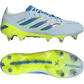 Adidas Predator Elite IJzeren-Nop Voetbalschoenen (SG) Lichtblauw Blauw Geel