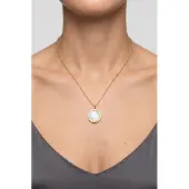Purelei Shining Moon Kette Gold Maat: OS | Kettingen Outlet | Dames | Wit
