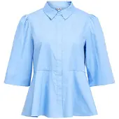 Object Blouse blauw