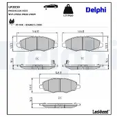 Delphi LP2059 Remblokken