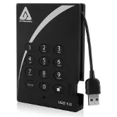 Apricorn Aegis Padlock 3.0 A25-3PL256-1000 - Externe harde schijf - versleuteld - 1 TB - draagbaar