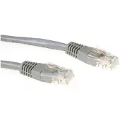 ACT Grijze 10 meter U/UTP CAT6 UTP kabel met RJ45 connectoren IB8010
