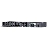 Cyberpower PDU41004 energiedistributie 8 AC-uitgang(en) 1U Zwart