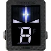 Korg Pitchblack XS CHROMATISCHE PEDAALSTEMMER, compacte vloerstemapparaat met groot display.