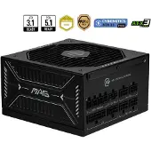 MSI Modulaire pc-voeding MAG A850GLS PCIE5 850W 80 PLUS Gold Zwart