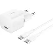 Belkin 25w Usb‑c Snellader Met Pps – Wit (incl. 1m Kabel Incl. Kabel)