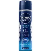 Nivea - Men - Deo Spray - Fresh Active - 48 Uur Lang Werkend - 150 ml