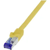 Logilink Professionele C6A107S, netwerkkabel, ultraflexibel, Cat.6A, S/FTP, 15 meter, geel