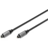 Digitus DB-510510-030-S audio kabel 3 m Toslink Zwart