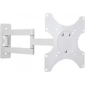 Techly Wall bracket for LCD TV LED 19 - 37 tilting swivel 3 joints White -