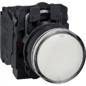 Schneider XB5, Wit, 24 V, 50 - 60 Hz, 10 A, 30 mm, 57 mm