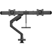 ACT AC8344 Monitorarm 32 inch met gasveer en crossbar voor 2 monitoren