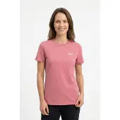 Jack Wolfskin T-Shirt Women Essential Evening Rose-S