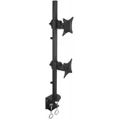 Techly ICA-LCD-350-D flat panel bureau steun 68,6 cm (27) Zwart