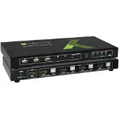 IC Intracom IDATA KVM-HDMI4U 4x1 HDMI/USB KVM-schakelaar 4K60Hz met USB 2.0