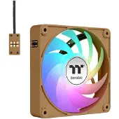 Thermaltake CT120 EX ARGB Sync PC Cooling Fan Gravel Sand 3 Pack PC-ventilator Bruin (b x h x d) 120 x 120 x 25 mm