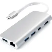 Satechi Type-C Multimedia Adapter Zilver