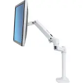 Ergotron Monitorsteun - - LX Bureaubeugel - Aluminium - Staal - Wit - Maximaal 32 inch