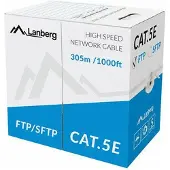Lanberg Sftp-Patchkabel Voor Lan-Netwerk Cat 5E 305M Koper Cpr Fluke
