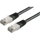 Roline patchkabel Cat.6 (Klasse E) S/FTP (PiMF), zwart, 5 m