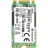 Transcend MTS552T2 64 GB SATA M.2 SSD 2242 harde schijf SATA 6 Gb/s Industrial TS64GMTS552T2