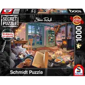 Schmidt - Legpuzzel - In het vakantiehuisje - Steve Read - 1000 stukjes - Volwassenen - vanaf 12 jaar