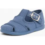 Pisamonas Wandelschoen blauw denim