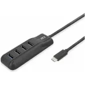 ACT USB-C hub 3.0, 4 poorts USB-A AC6420