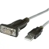 Roline converter kabel USB - serieel, 1,8 m