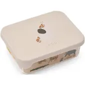 Liewood Voorraaddozen 'Ako' beige / chocoladebruin / cognac / wit