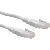 Roline Patchkabel Cat.6 (klasse E) UTP, wit, 1 meter