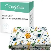 Nivion - Hoes verzwaringsdeken - 90x120cm - Safari - Katoen - verzwaringsdeken hoes