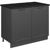 Vicco Wastafelkast Fame-Line Donkergrijs/Antraciet 100 cm, WB Antraciet, Model 61932